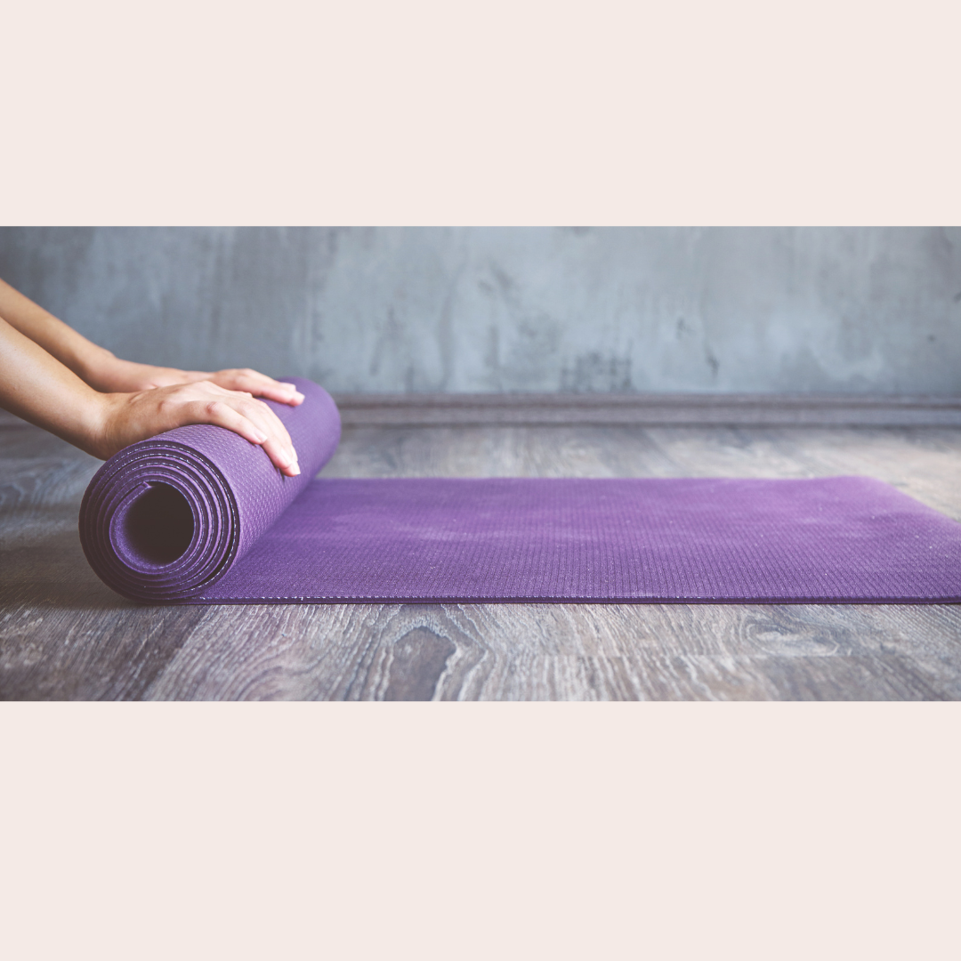 Purple yoga mat discount